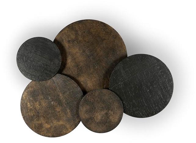 Ethnicraft Низкий круглый металлический журнальный столик sun-id-1473783 - Вид №9