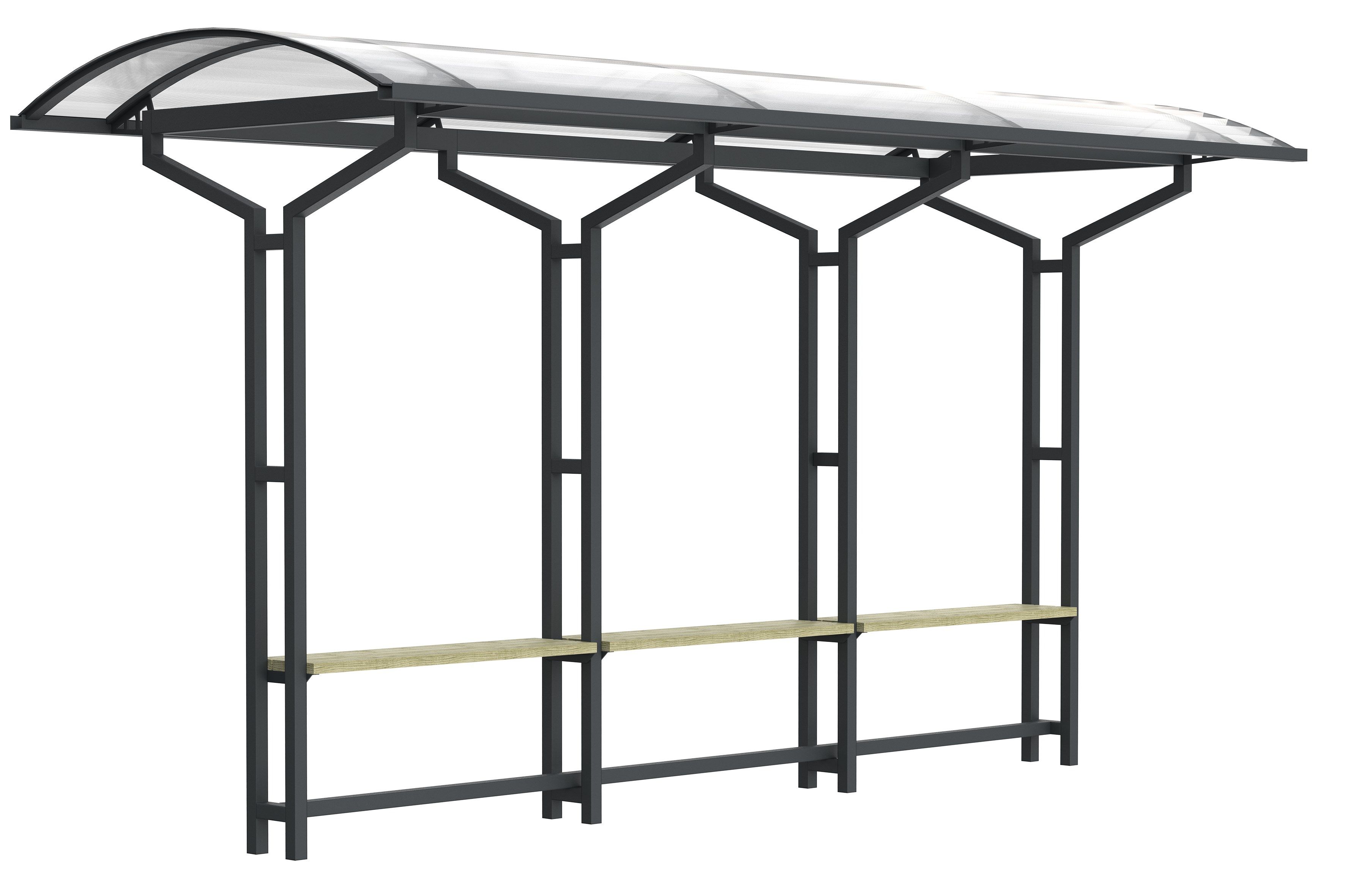 Поликарбонатный навес для автобусной остановки Lazzari Gallipoli ARCH-00129343 - Вид №2