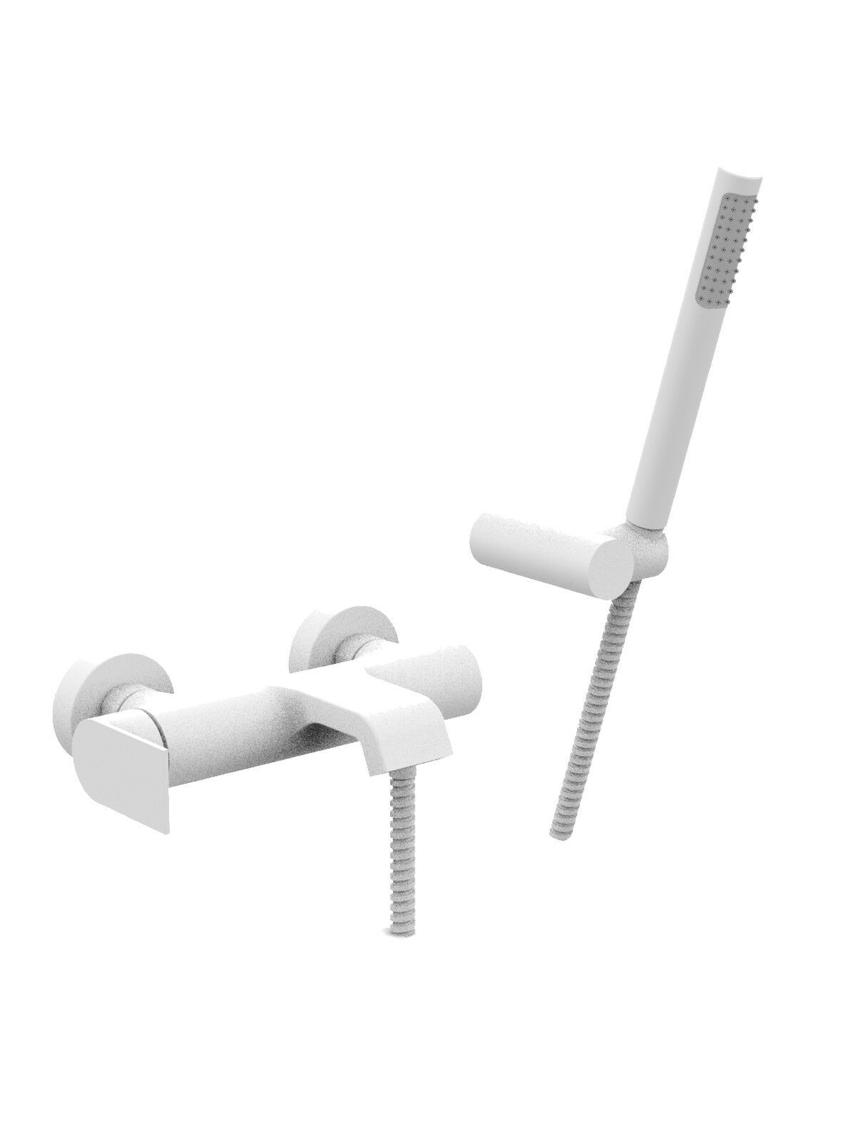 Настенный смеситель для ванны с ручным душем Rubinetterie Frattini Птолемей ARCH-00068297 - Вид №16