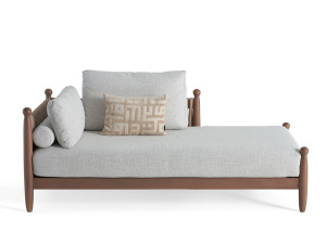 Обивка Dormeuse из дерева и ткани