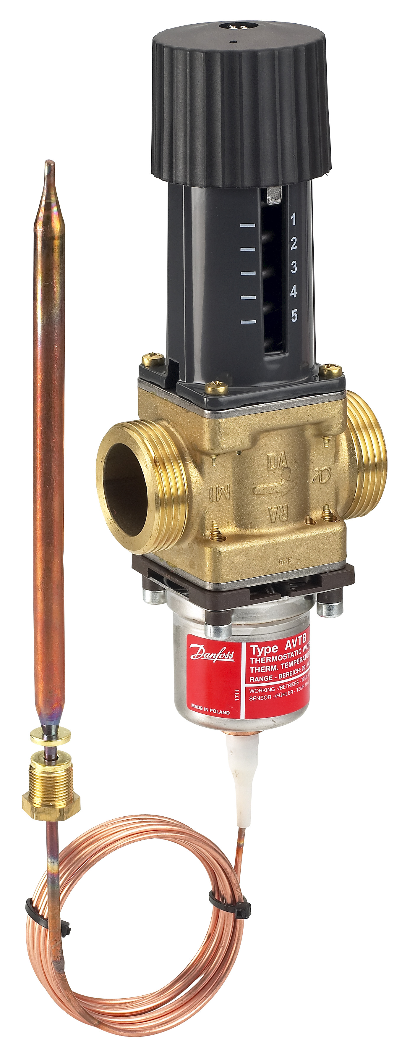Danfoss Регулятор температуры AVTB AVTB PN16 20/3,4/30-100/2,3M/вн.р 003N8142  - Вид №15