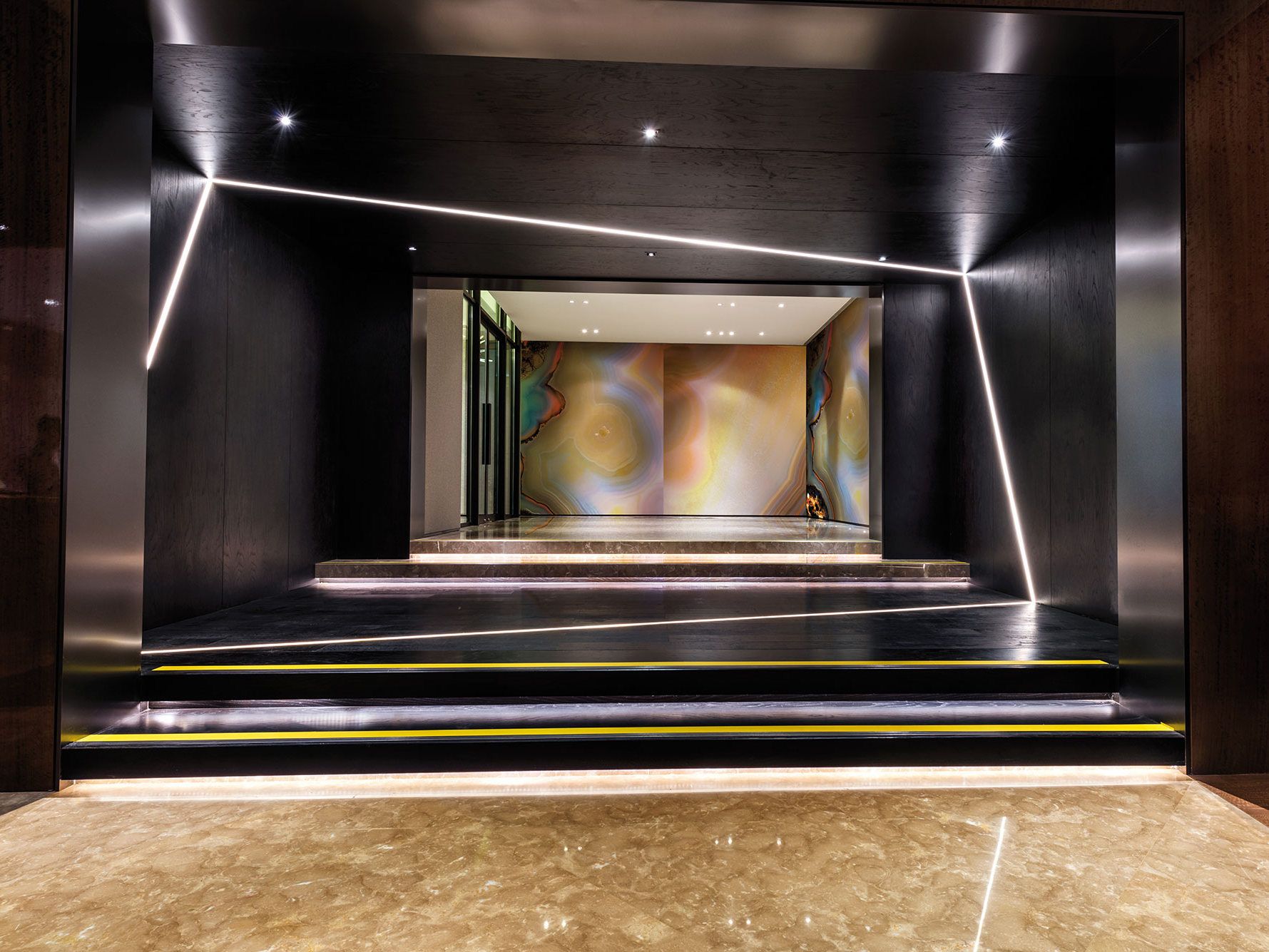 Декоративная панель из алюминия, стекла или ПММА Tecnografica драгоценные камни ARCH-00124285