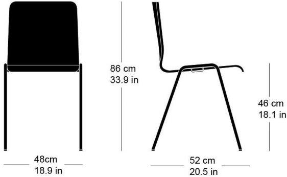 horgenglarus Штабелируемый стул из фанеры  8-320  - Вид №5