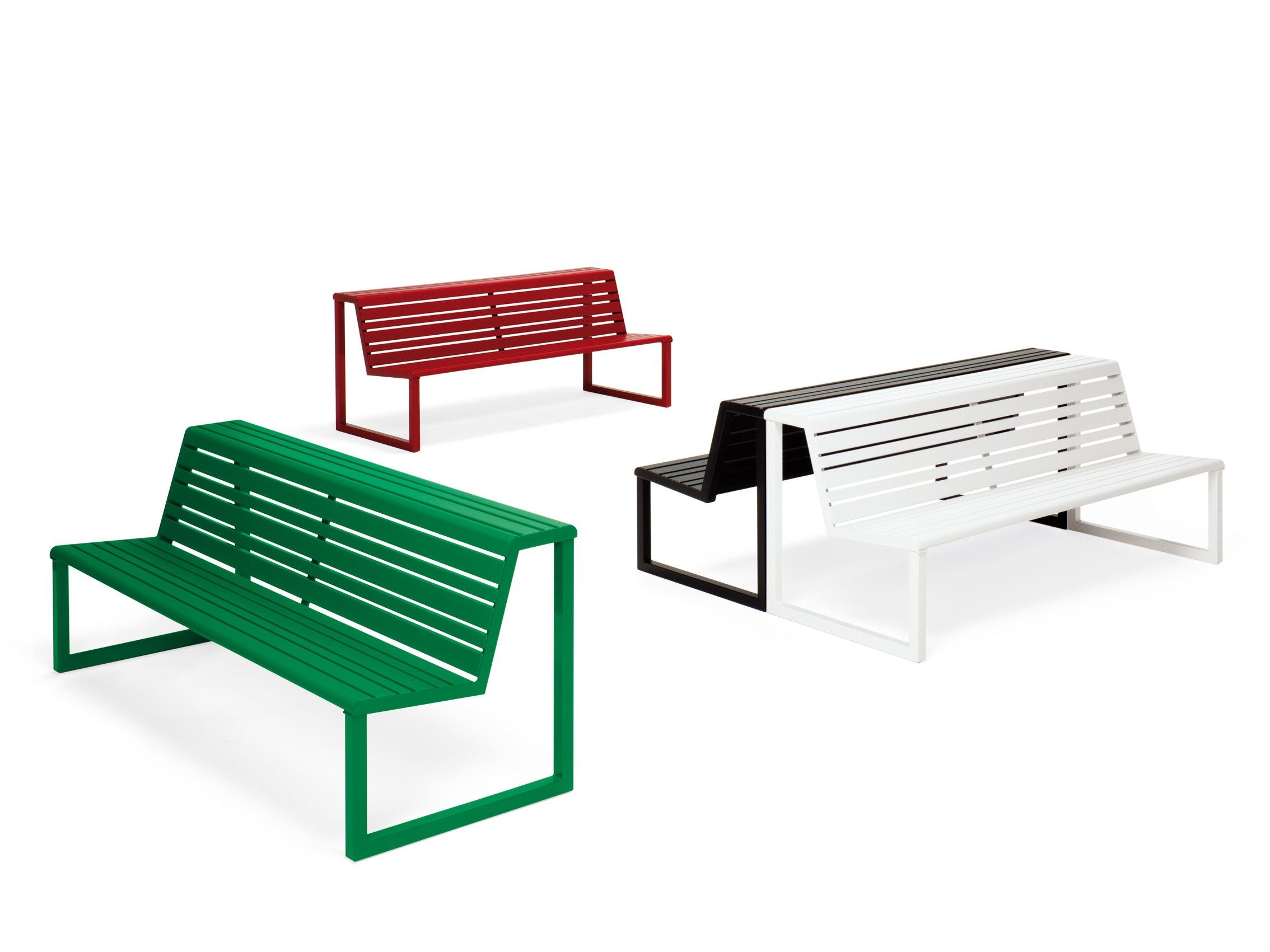 Скамья со спинкой и двойным сиденьем Urbantime Портфель.h24 ARCH-00067561 - Вид №6