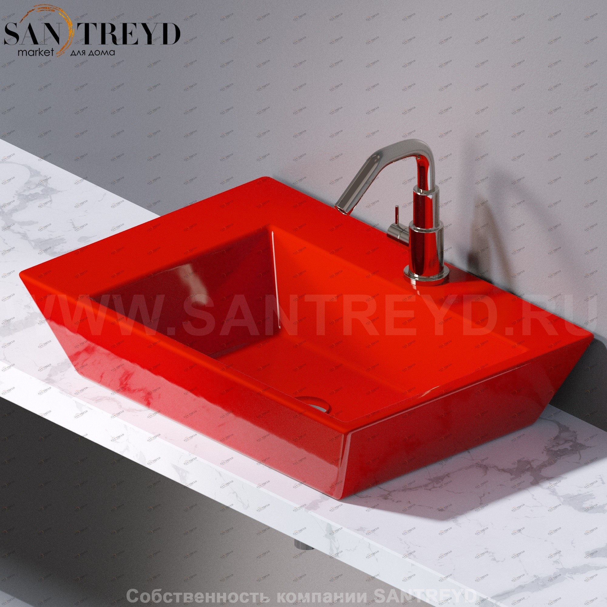 L291125 Подвесная раковина настенная прямоугольная A. e T. Italia PRISMA AeT ITALIA