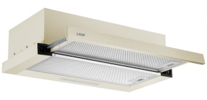 9185536 Вытяжка телескопическая LAUF LUNA 600 бежевый/бежевый