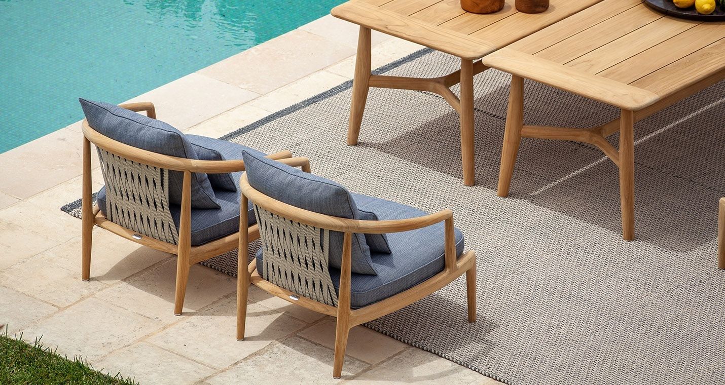 Садовое кресло из тикового дерева с подлокотниками Poltrona Frau Boundless Living Outdoor Collections ARCH-00030174 - Вид №5