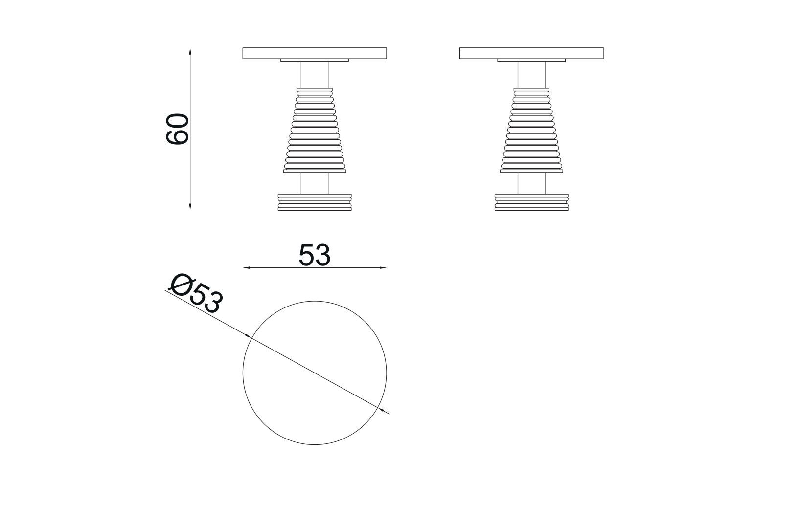 Круглый журнальный столик для гостиной Zebrano Quintus ARCH-00114510 - Вид №3