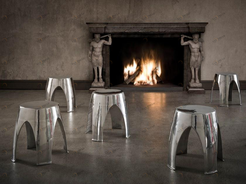 ELITE TO BE Табурет из литого алюминия sun-id-1375155