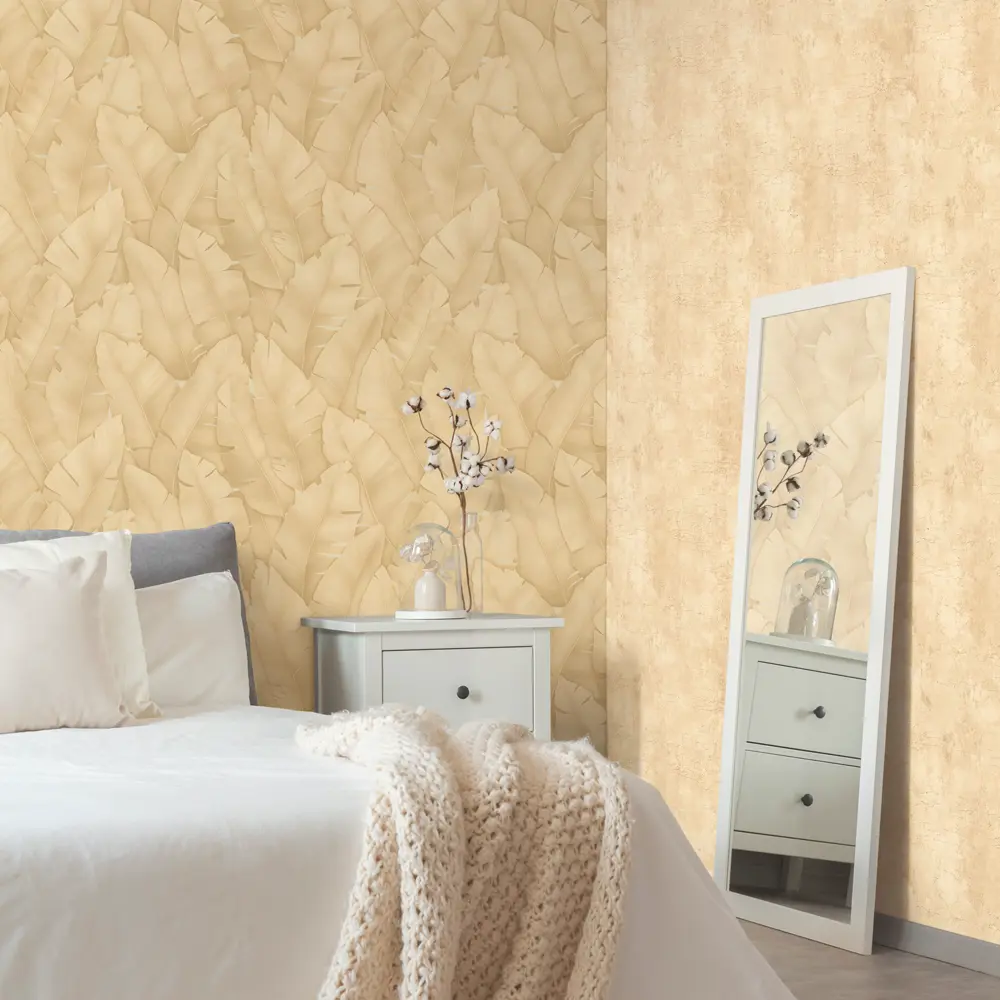 Обои флизелиновые Monte Solaro Tropic темно-бежевые 1.06 м MS9148-01 85309993 STLM-2097460 Tropicana - Вид №3
