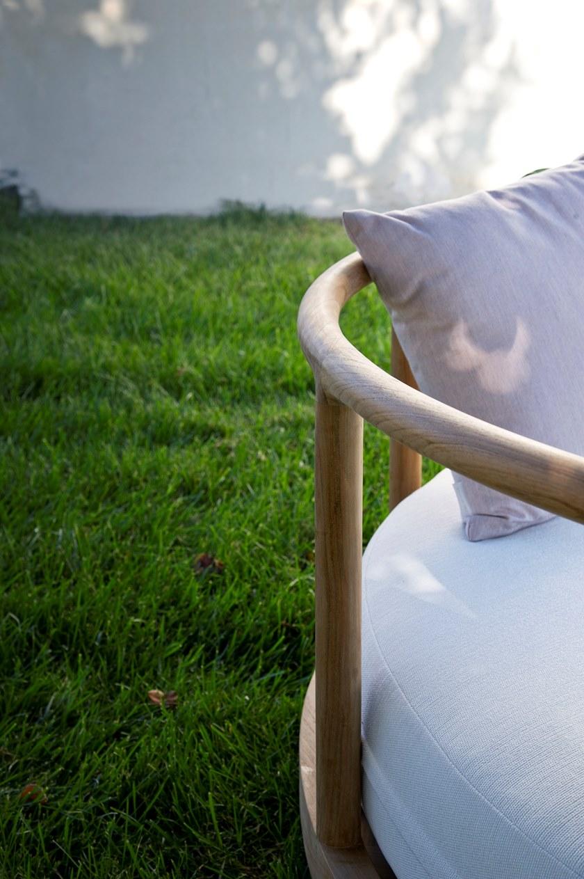 Unopiù Садовая кровать из акрила и тикового дерева Pevero Peviso - Вид №3