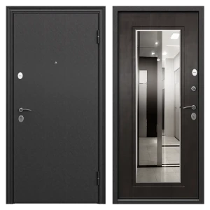 Дверь входная металлическая Грата 860 мм правая цвет скай мореный