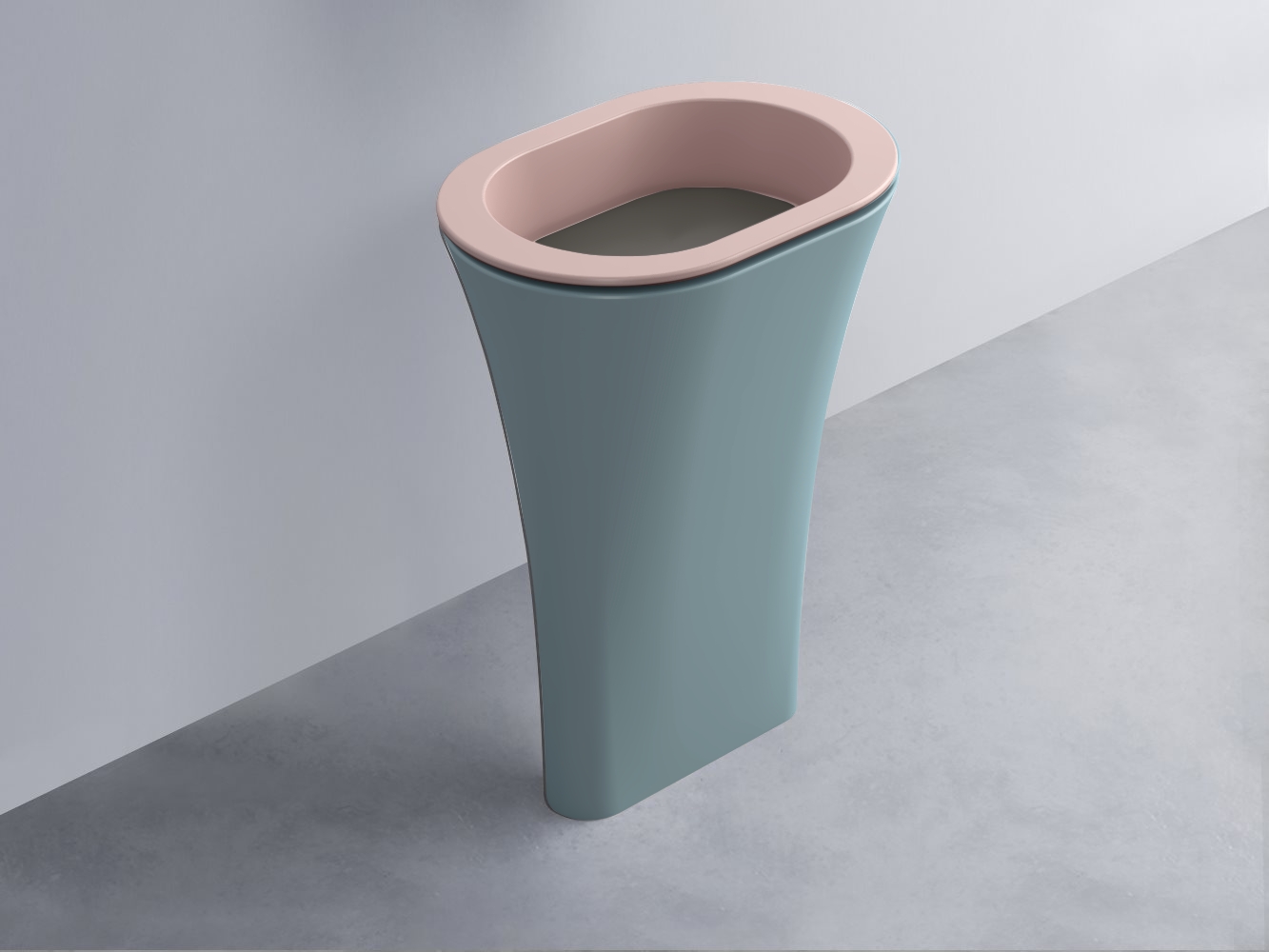 AMLA65-CP+AMPILO-FN+AMCOLO-PL Раковина Amedeo Ovale отдельностоящая cielo Enjoy + Amedeo Ceramica Cielo