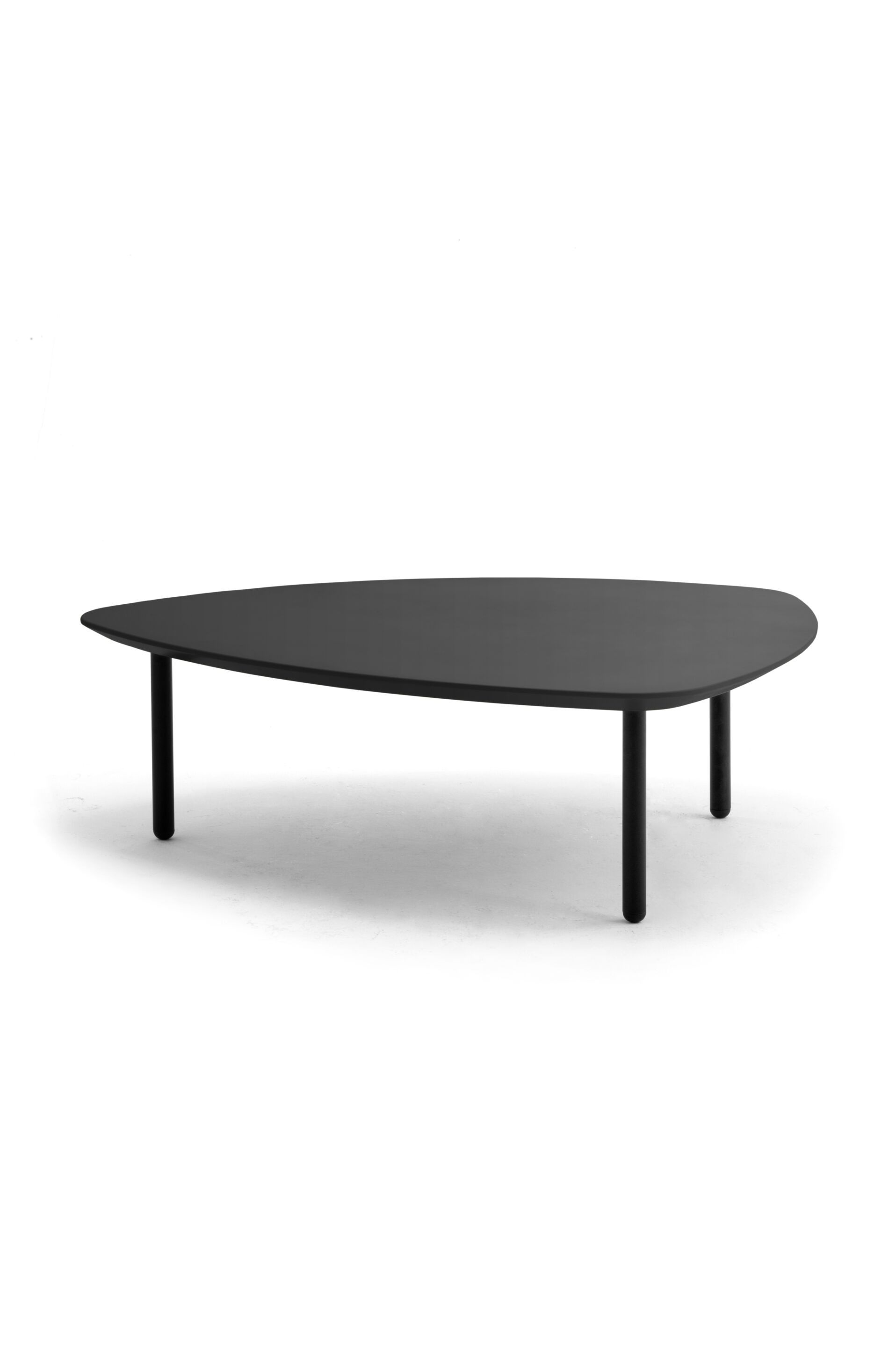 Низкий журнальный столик с треугольным лаком из стали и МДФ Leyform Eos ARCH-00006476 - Вид №3