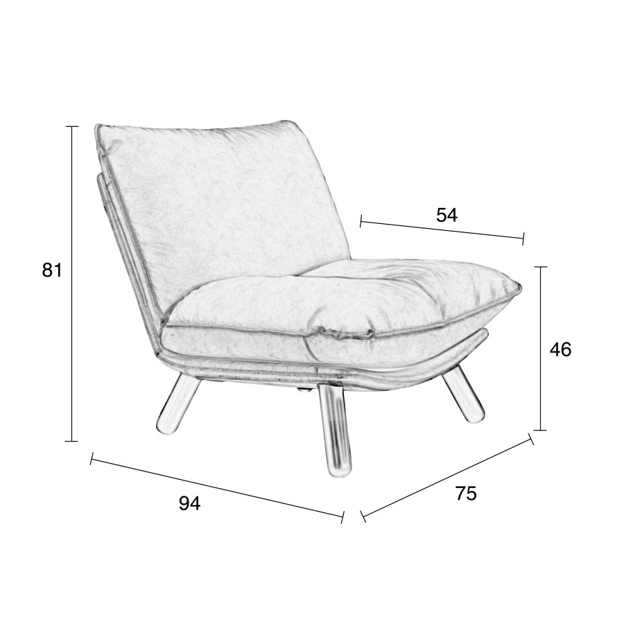 Кресло Lounge Lazy Sack Zuiver 3100043 - Вид №10
