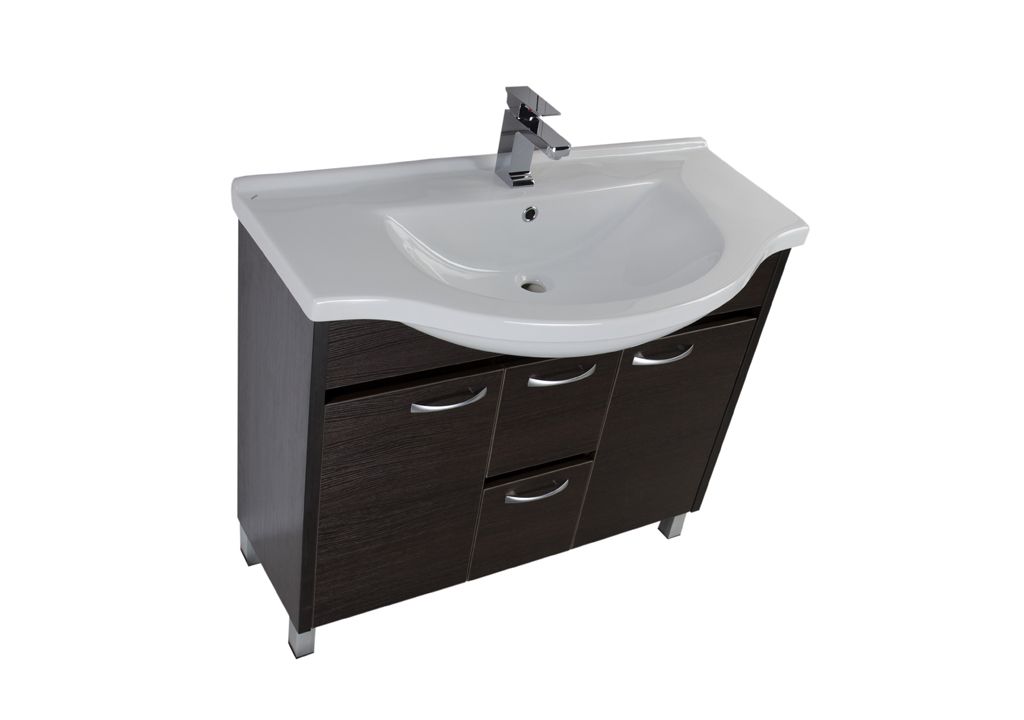 Тумба под раковину Aquanet Донна 100 венге sun-id-270521 - Вид №3