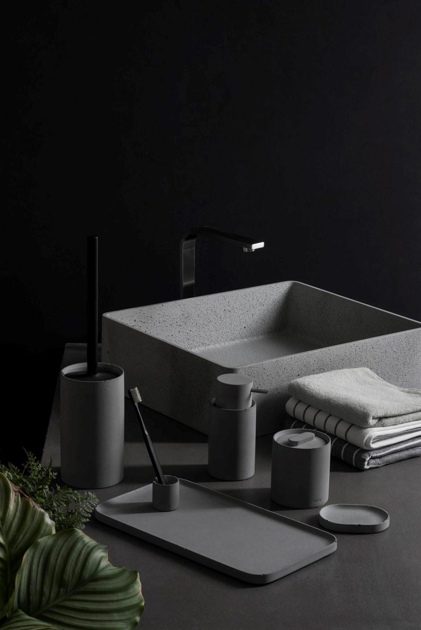 Bentu Design Прямоугольный лоток бетонный Hui C337101-c337102  - Вид №3