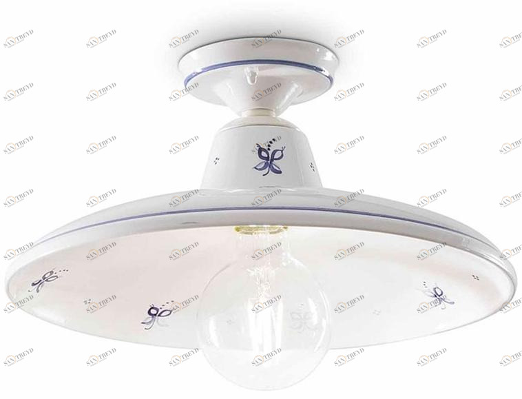 FERROLUCE Керамический потолочный светильник Como C2333