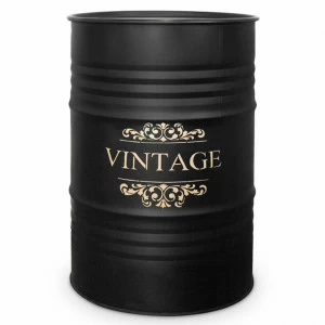 Бочка металлическая декоративная Vintage L STARBARREL  029576 Черный