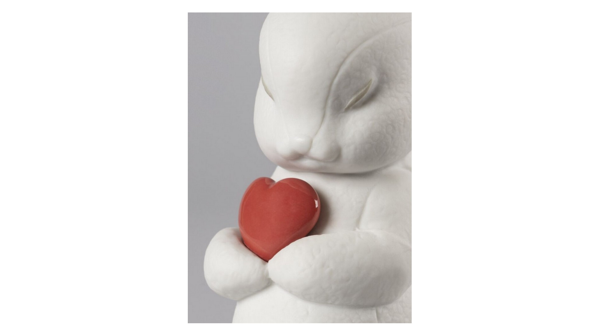 10672312 LLADRO Фигурка Lladro Пуффи - великодушный кролик 8x11см, фарфор Фарфор Lladró  - Вид №1