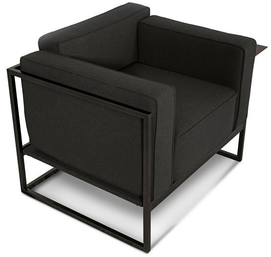 TrabA' Кресло из ткани с подлокотниками Kirk 0060 - Вид №4