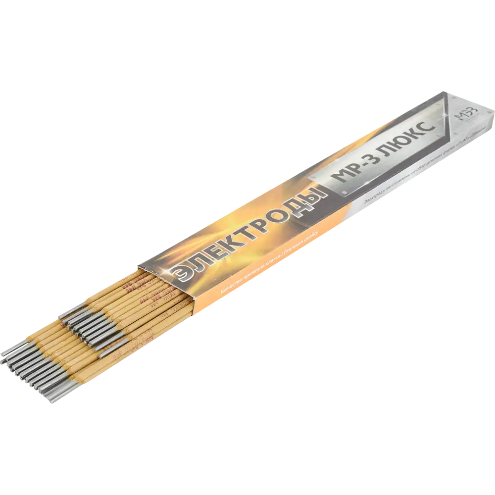 Электроды сварочные МЭЗ МР-3 2 мм для стальных конструкций 85857521 STLM-0842529 - Вид №1