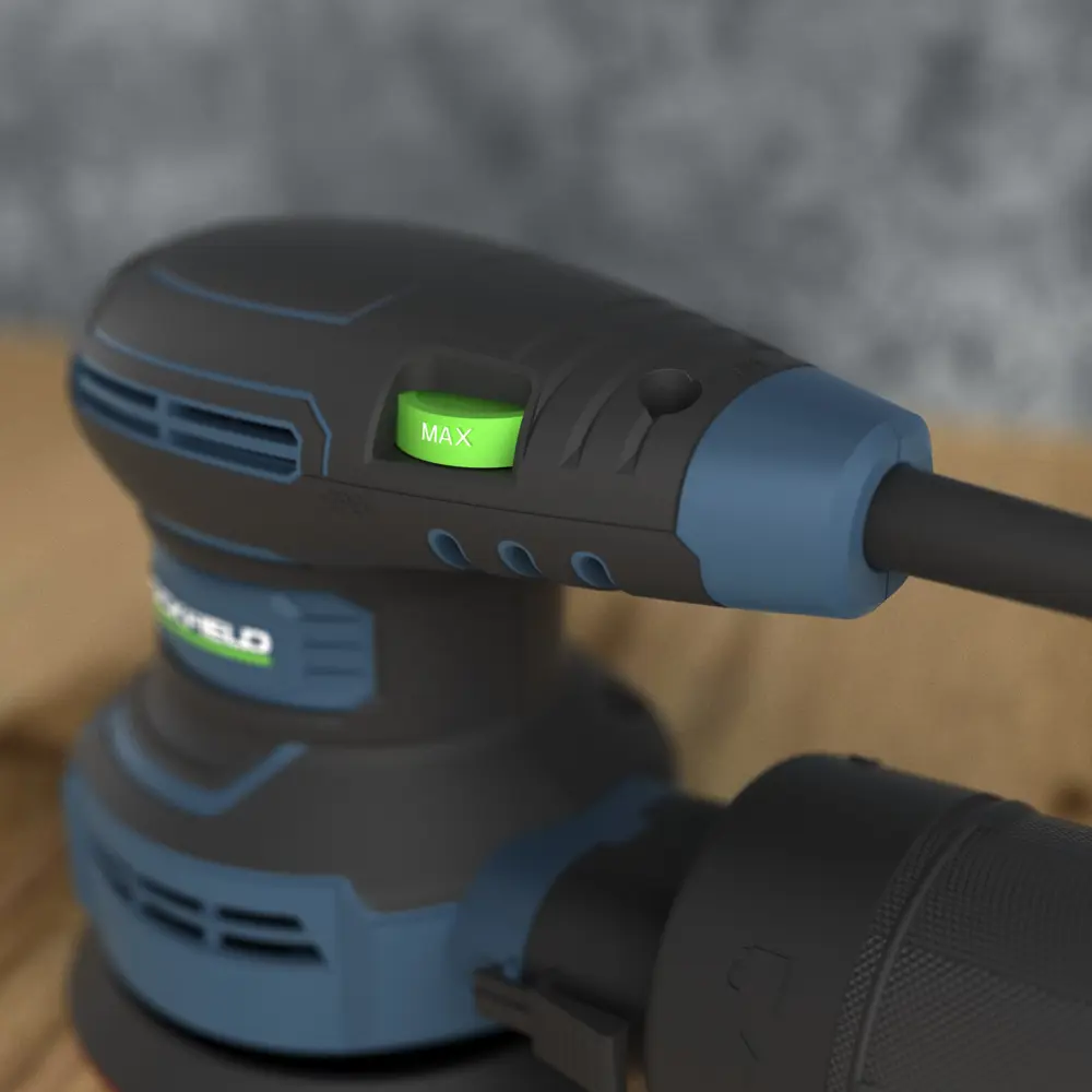 Эксцентриковая шлифмашина Rockfield RF40OS для профессиональной обработки поверхностей 89366510 STLM-0841087 - Вид №11