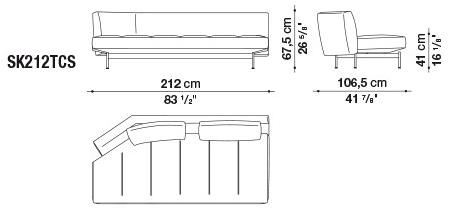 B&B Italia Модульный тканевый диван Saké sun-id-1382720 - Вид №16