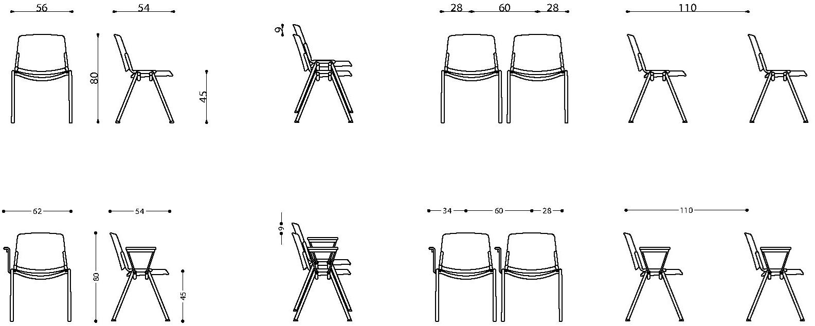 LAMM Штабелируемый деревянный стул New modulamm sun-id-1466938 - Вид №6