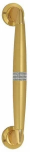 LINEA CALI' Ручка из хромированной латуни с кристаллами Swarovski® Havana mesh