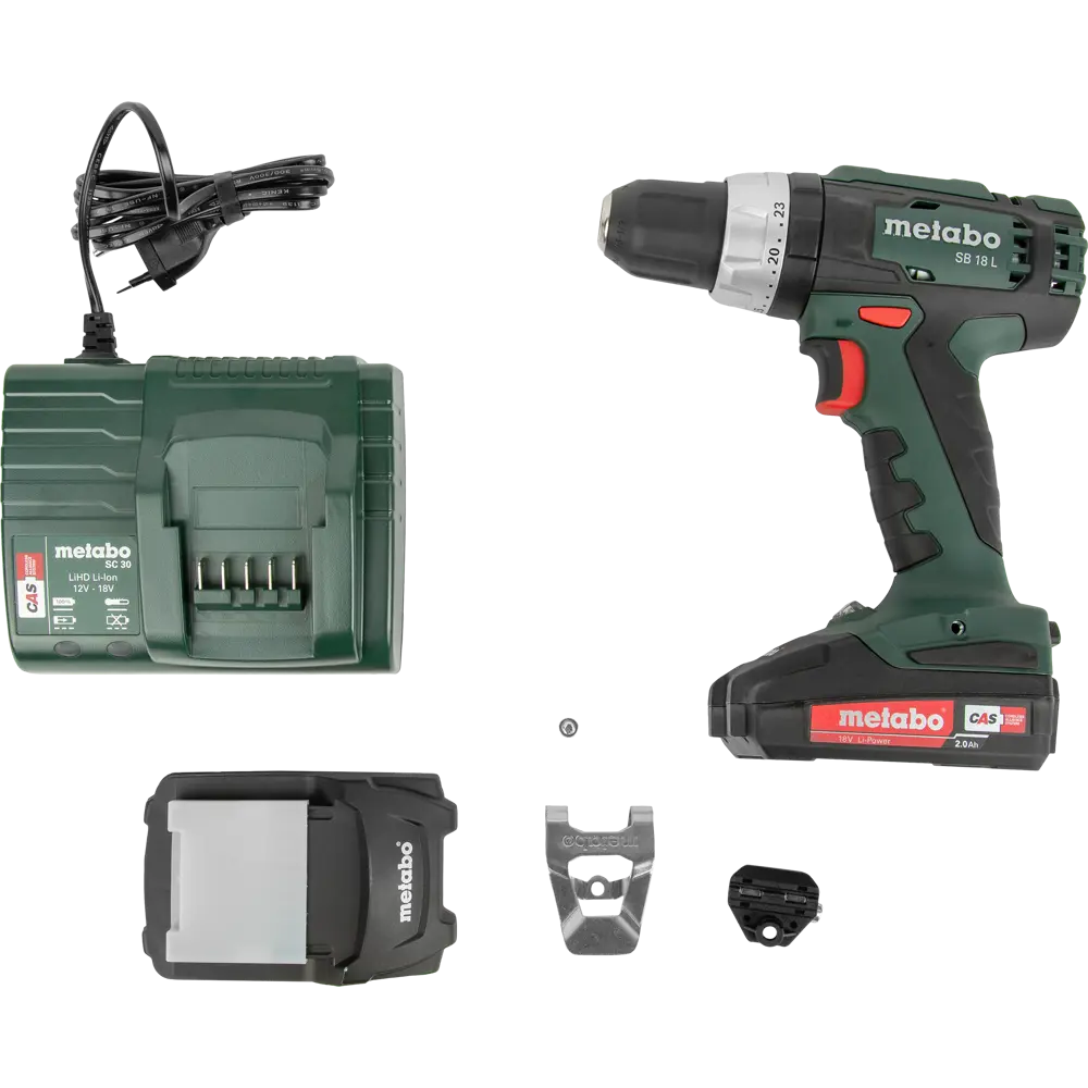 Дрель-шуруповёрт аккумуляторная ударная Metabo SB 18 L, 602317500, 18 В Li-Ion 2x2 Ач 80132212 STLM-2031809  - Вид №4