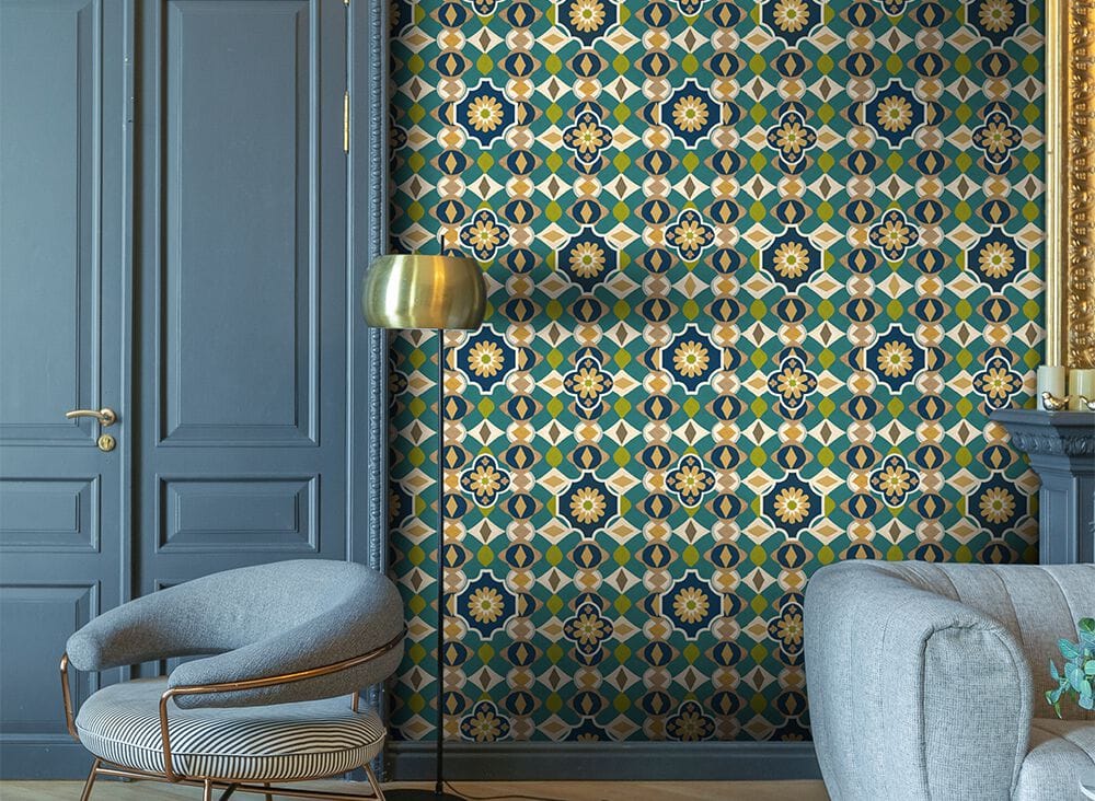 Обои с рисунком Jannelli&Volpi MAIOLICHE ARCH-00036345 - Вид №1