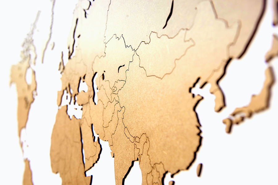 17-02 Пазл «wall decoration base» 130*78 коричневый Mimi  - Вид №4