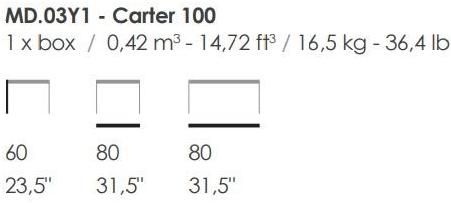 Fenabel Круглый деревянный журнальный столик Carter Md.03y - Вид №1