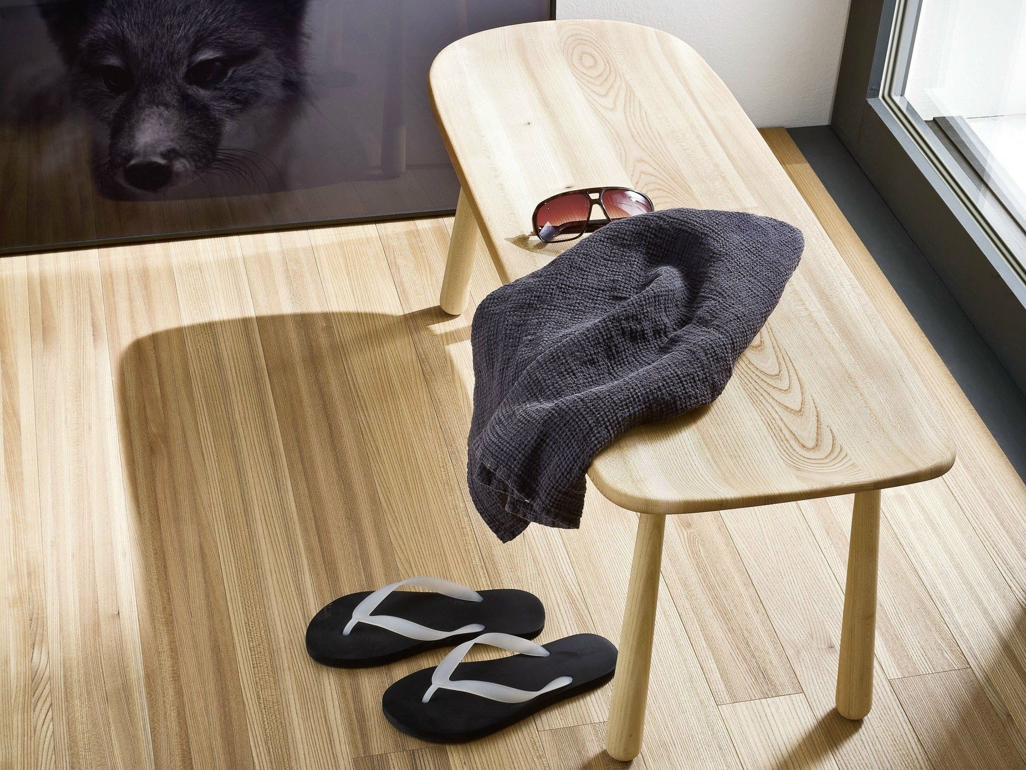 Скамейка для ванной из ясеня Rexa источник ARCH-00005778