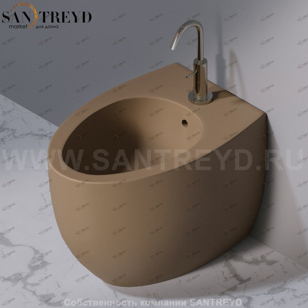 S542T1R1V0.132 Биде напольное OVAL A. e T. Italia AeT ITALIA