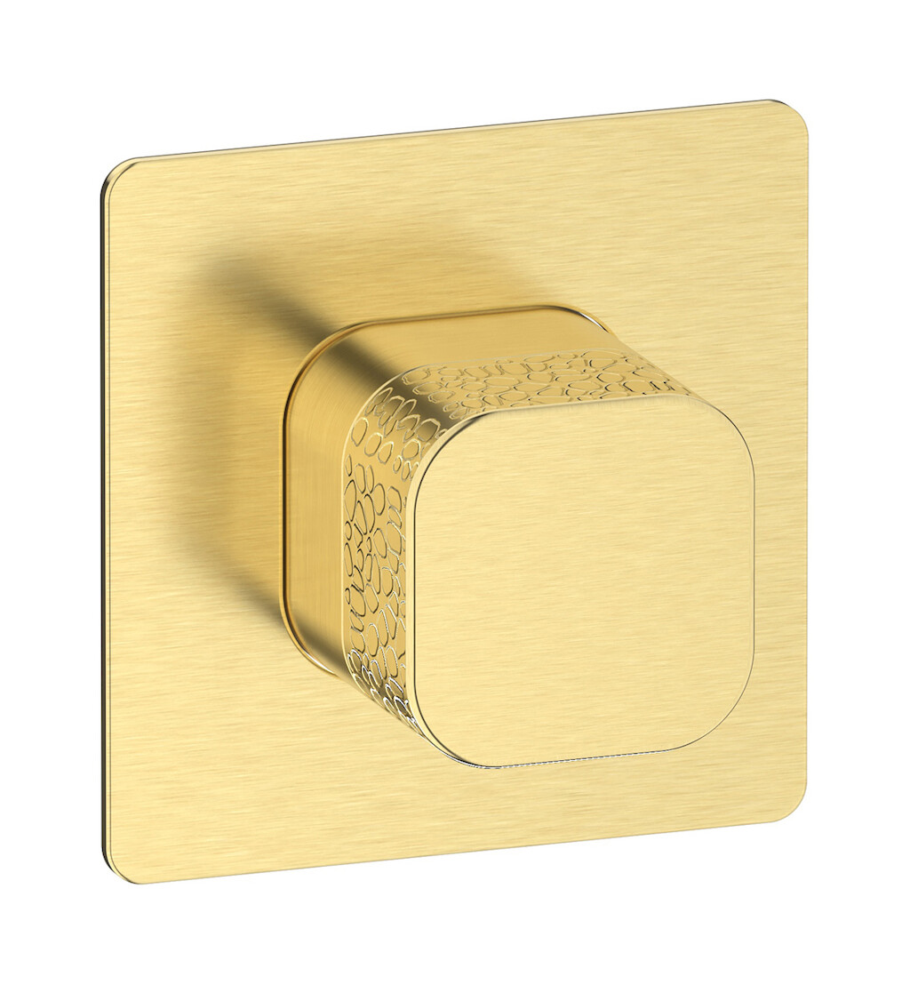 Внешние части встроенного смесителя на 1 потребителя WE ARE IB eo300is_2 Brushed Pale Gold Elio