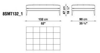 Maxalto Пуф из мягкой кожи Simpliciter sun-id-1403647 - Вид №1