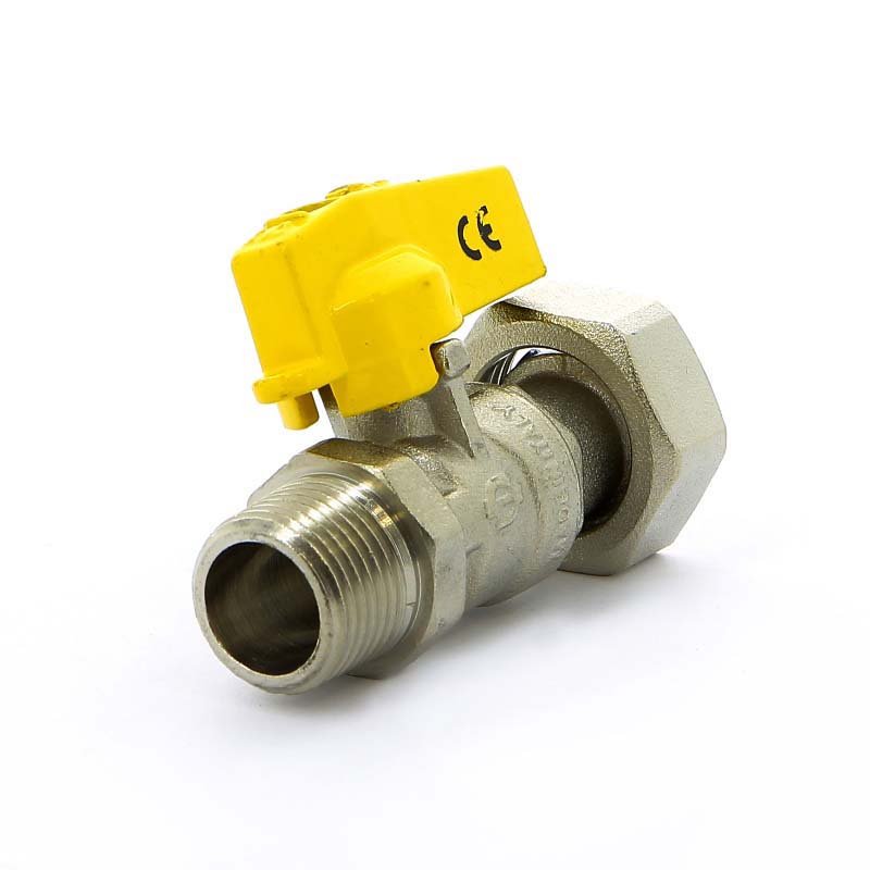 Кран шаровый FIV для газа 1/2" ВВ американка 3/4" NORMGAS флажок 8109R077 - Вид №1