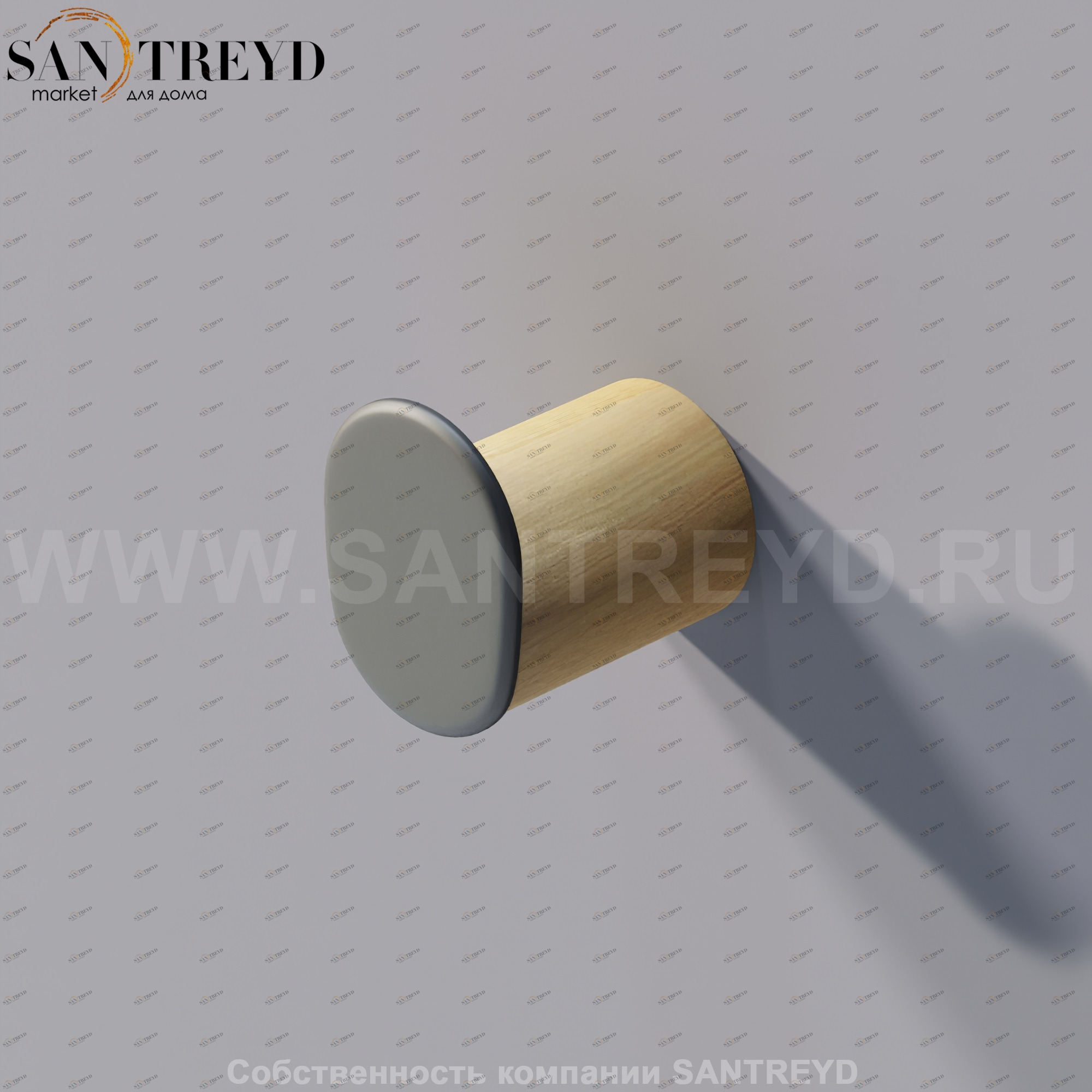 Agape DOT LINE Крючок для одежды натуральный дуб ADTL0458.RT ADTL0458RT