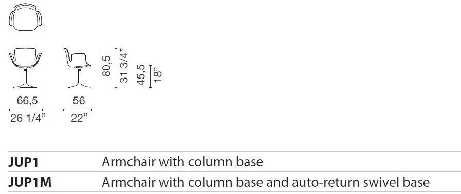 Cappellini Кресло полиэтиленовое с подлокотниками Juli sun-id-1377448 - Вид №28