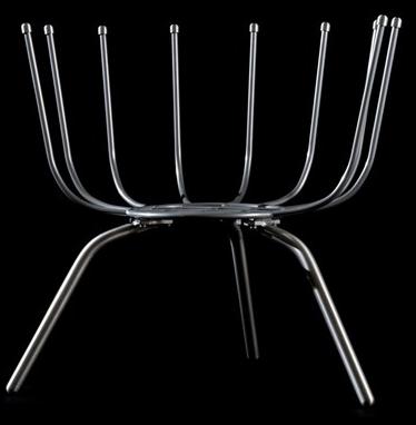 edra Стальное кресло, обитое хлопковой веревкой  Ctv010  - Вид №1