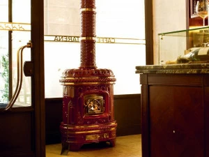 Sergio Leoni Дровяная керамическая печь-накопитель