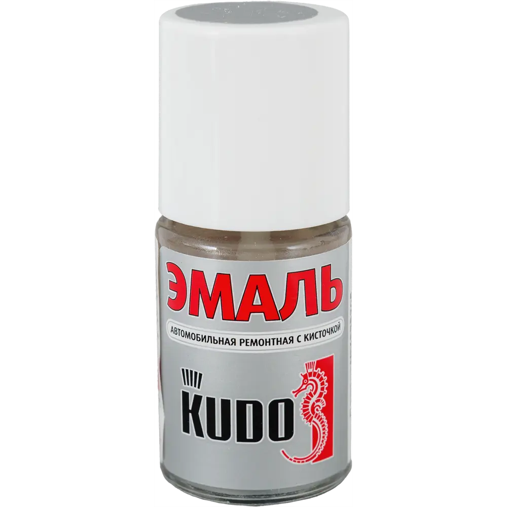 Эмаль автомобильная Kudo с кисточкой цвет светло-серый 15Мл STLM-2075218