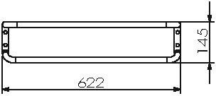 28003A Полка подвесная цвет хром LANGBERGER Accessories - Вид №2