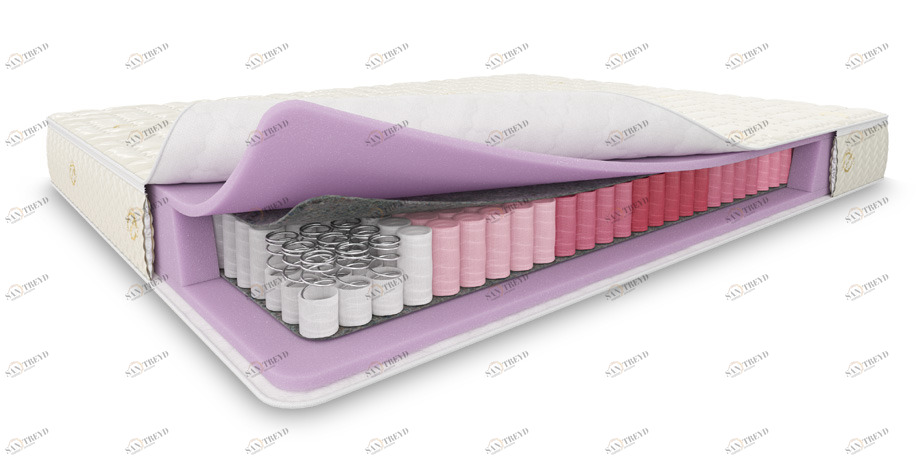 Матрас с независимым пружинным блоком 180x200 Maybe 3 BELABEDDING  129334 Белый 