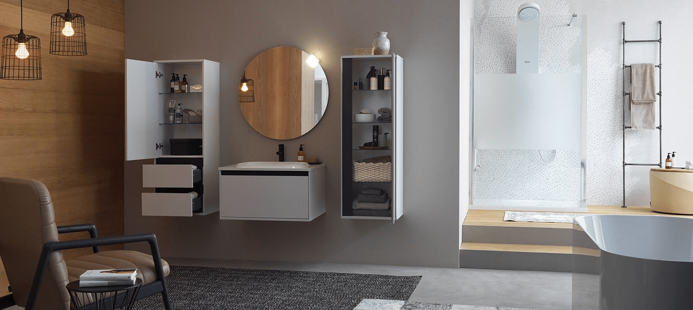 Шкаф пенал Pandora 00933  Словения Kolpa-San  - Вид №2