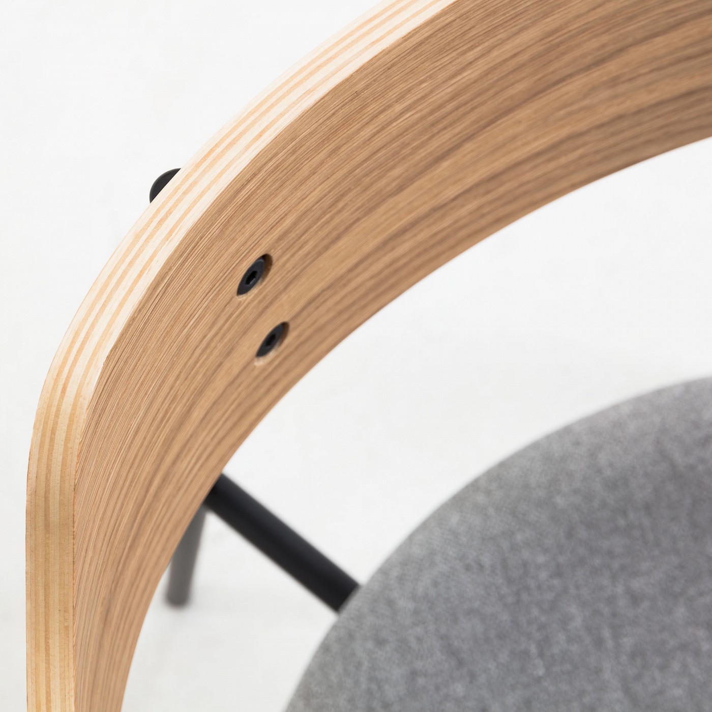 070183 Стул серый La Forma Olympia - Вид №3