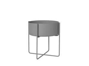 Круглая стальная плантатор с порошковым покрытием