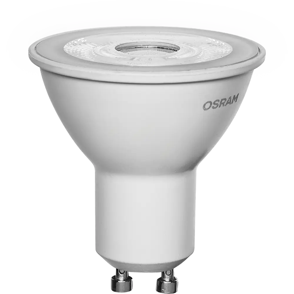 Лампа светодиодная Osram GU10 230 В 4 Вт спот прозрачная 265 лм нейтральный белый свет 84894969 STLM-2145241  - Вид №1